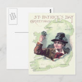 レプレショーンシャムロックアイルランドアイランド ポストカード (正面/裏面)