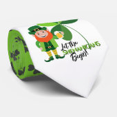 レプレショーンセントパトリックの日シャムロックShenaningans ネクタイ (ロール)