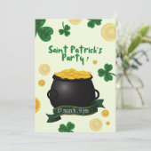 レプレショーンセントパトリックの日パーティの招待状 招待状 (スタンド正面)