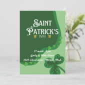 レプレショーンセントパトリックの日パーティの招待状 招待状 (スタンド正面)
