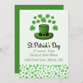 レプレショーンセントパトリックの日パーティの招待状 招待状 (正面/裏面)