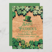 レプレショーンセントパトリックの日パーティの招待状 招待状 (正面/裏面)