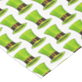 レプレショーントップハットラッキーグリーンセントパトリックの日 テーブルクロス (アングル)