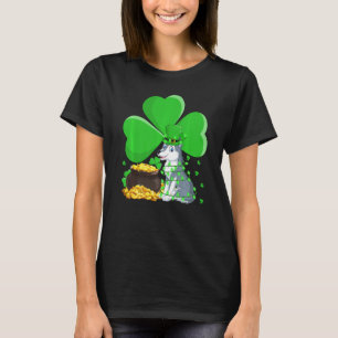 レプレショーンハットシャムロックリーフウルフセントパトリックS日 Tシャツ