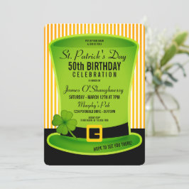 レプレショーンハットバースデーパーティ招待状 招待状