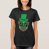 レプレショーンハットパグシャムロックグラスSt patricksダ Tシャツ (正面)