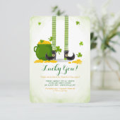 レプレショーンレッグスセントパトリックの日招待状 招待状 (スタンド正面)