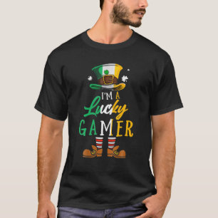 レプレショーン私は幸運なゲーマーHappy St. PatrickのD Tシャツ