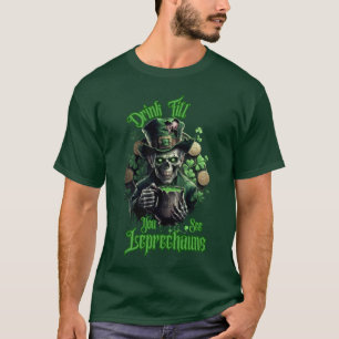レプレチャウンサンパディーズを見るまで飲祝め Tシャツ