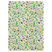 レプレチャウンシャムロックス金ゴールドキノコキスメアイリッシュ テーブルクロス (正面)