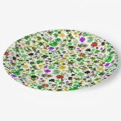 レプレチャウンシャムロックス金ゴールドキノコキスメアイリッシュ ペーパープレート (アングル)