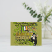 レプレチャウンズ、城、幸運と笑い ポストカード (スタンド正面)