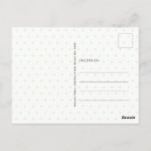 レプレチャウン格言ヴィンテージグリーントラックセントパディーズ  ポストカード (裏面)