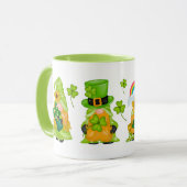 レプレチャングリーン格言シャムロックサンパトリックの日 マグカップ (正面左)