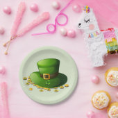 レプレチャンハットアンド金ゴールドコイン ペーパープレート (パーティー)