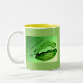 レプレチョンにキスされる ツートーンマグカップ (左)