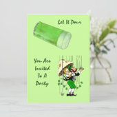 レプレチョーンのレイングリーンおもしろい招待状 招待状 (スタンド正面)