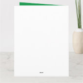 レプレチョーンハットグッドラックSt patricks day カード (裏面)