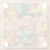 レプレチョーン金ゴールド硬貨 ガラスコースター (裏面)