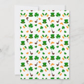 レプレモダンチョーン・セント・パトリックの任意の年齢の誕生日 招待状 (裏面)