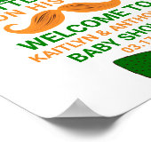 レプレモダンチョーン・セント・パトリックの日の赤ちゃんシャワー ポスター (角)