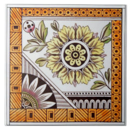 レプロアンティークビクトリアンイーストレイクエステティックフローラ タイル