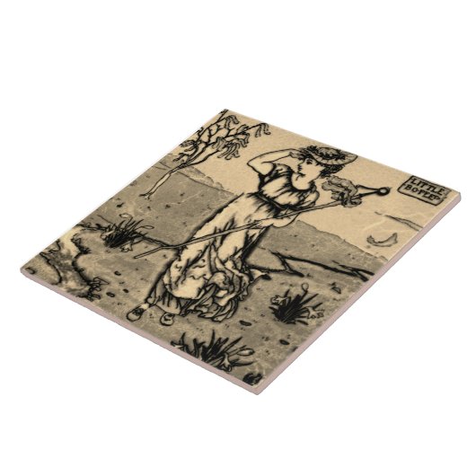 レプロアールヌーボーモダンリトルボーピープスケッチTil タイル (側面)