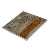 レプロウェッジウッドネオクラシカルオレンジグローブミュージシャン タイル (側面)