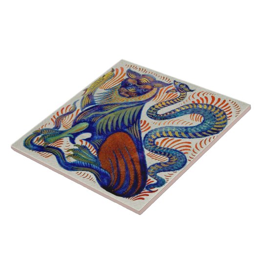 レプロデモーガンライオン&スネークツアーデフォース タイル (側面)