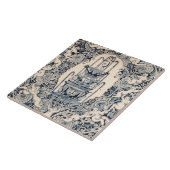 レプロデルフトタイルエンジェルズファウンテンピクチュレスシーン タイル (側面)