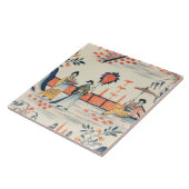 レプロデルフトタイルChinoiserie絵のようなシーン タイル (側面)