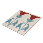 レプロドイツアールヌーボージュゲンドスティルフラワー タイル (側面)