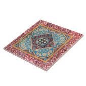 レプロドイツ幾何学模様アールヌーボージュゲンドスティル タイル (側面)