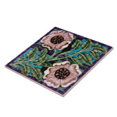 レプロブライトハンドペイントドモルガンバラ&トレリス タイル (側面)