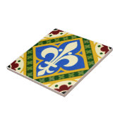 レプロプギンゴシックデザインミントンTIle c 1865 タイル (側面)