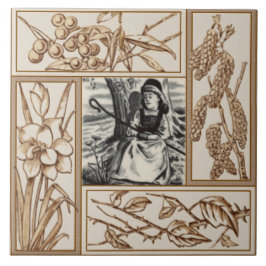 レプロボビクトリアンピープ子供部屋リームトランスフェルウェア タイル