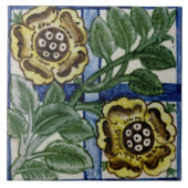 レプロヴィンテージバラトレリスフローラデモーガンタイル タイル (正面)