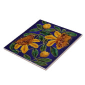 レプロ素晴らし鮮やかレリーフ、 浮き彫りフェイクマジョリカ タイル (側面)