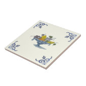 レプロ17世紀デルフトフルーツボウル タイル (側面)