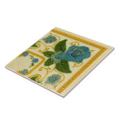 レプロ1900ピルキングトンアールヌーボー縁どコーナー タイル (側面)