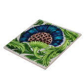 レプロ·アンティーク·デ·モルガン·ブルー·フローラ1組 タイル (側面)