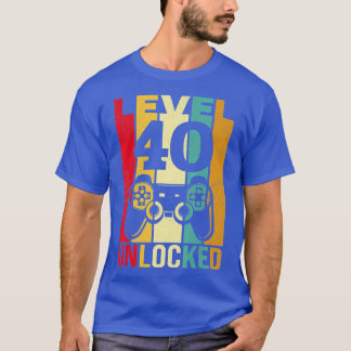 レベおもしろいル40アンロック男BDay urning 40th B Tシャツ