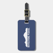 レベストークお願い ラゲッジタグ (正面縦)