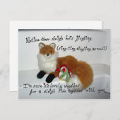 レベッカとエイミーが…「そりの鐘」 ポストカード (正面/裏面)