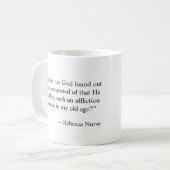 レベッカのナースの魔法使いの試験の引用文: 老齢期 コーヒーマグカップ (正面左)