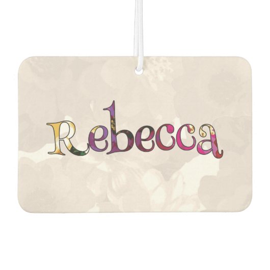 レベッカカラフルおもしろいエアーフレッシュナー:キュウリ – ミント カーエアーフレッシュナー (正面)