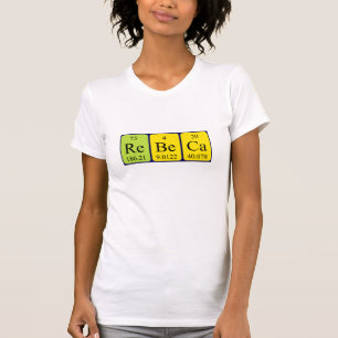 レベッカ定期表名shirt tシャツ