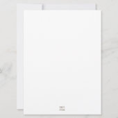 レベッカ – クラシック結婚式招待状 招待状 (裏面)