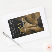 レベッカ・ザネッティの壁に向かって 長方形シール (封筒)