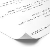 レベッカ シンプル シグネチャードリンク ウェディング サイン (角)